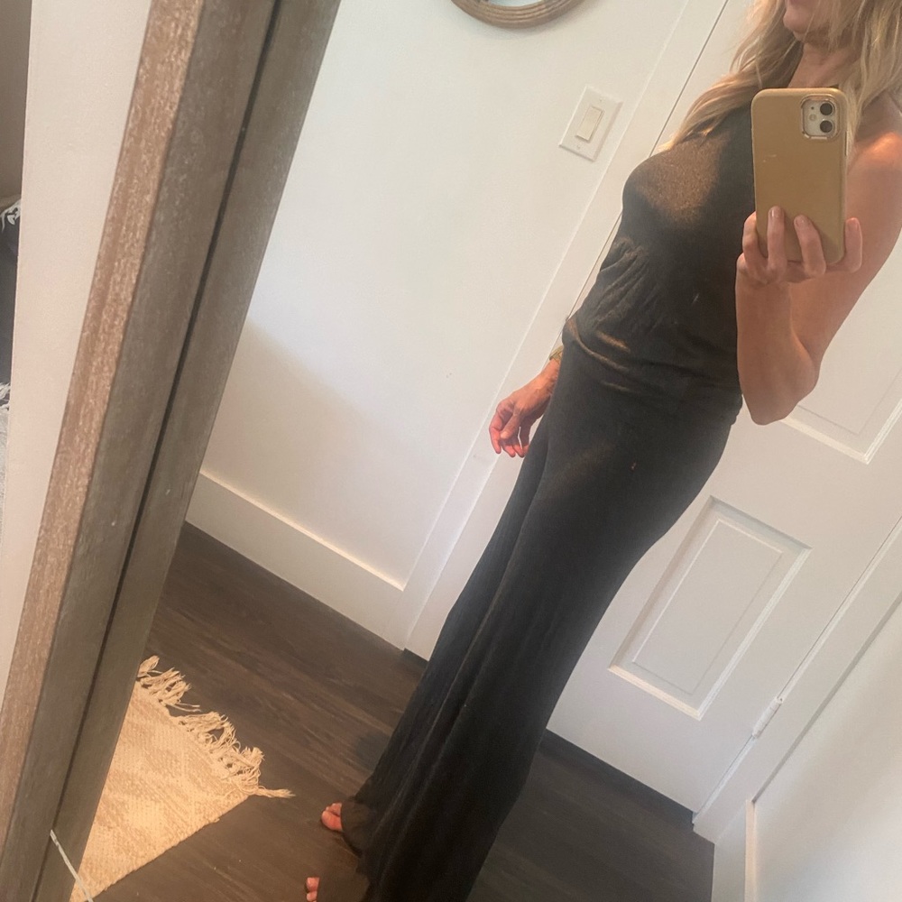 Gray jumpsuit